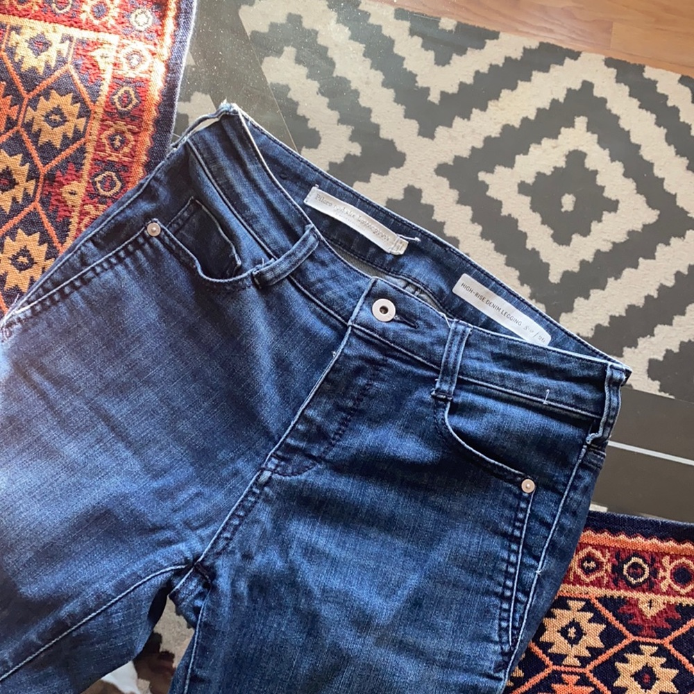 Pilcro high-rise super skinny denim leggings 26